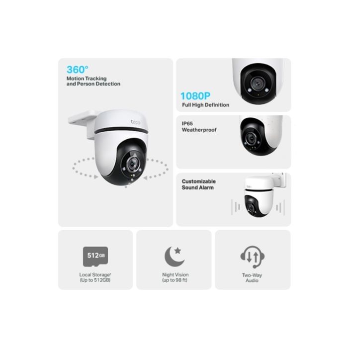 Nadzorna kamera TP-LINK Tapo C500 (IP Dome, 2MP, IR, PT, WiFi, vanjska/unutarnja)-1