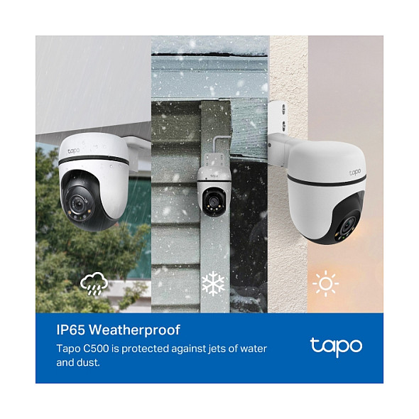 Nadzorna kamera TP-LINK Tapo C500 (IP Dome, 2MP, IR, PT, WiFi, vanjska/unutarnja)-24