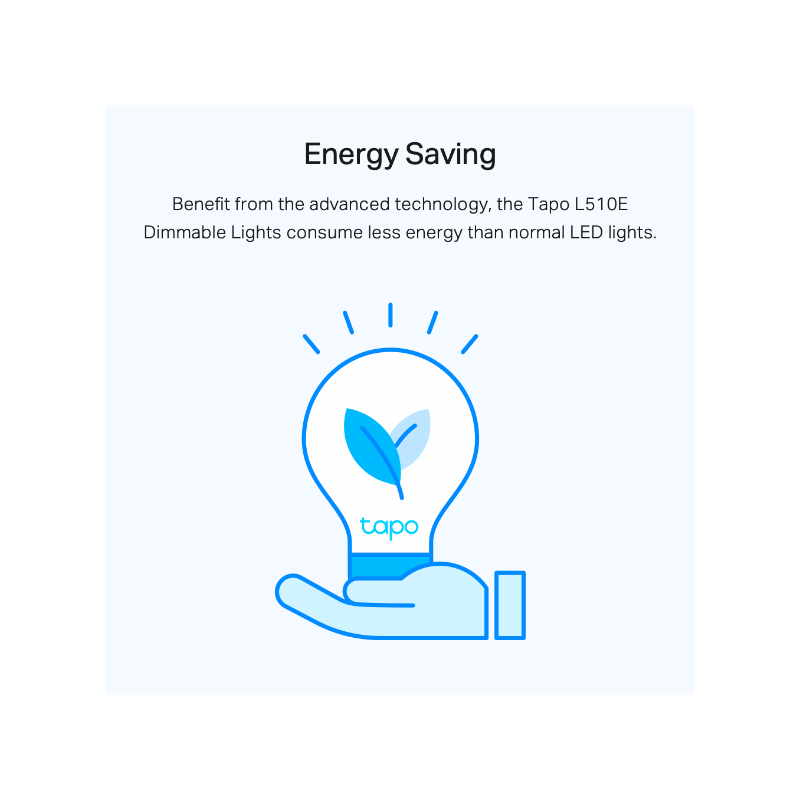 TP-Link Tapo L510E Smart Wi-Fi Light Bulb Dimmable-9