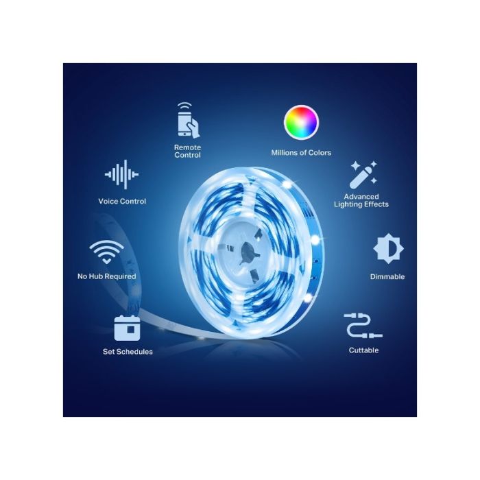 TP-Link Tapo L900-5 Smart Wi-Fi Light Strip, 5m, 13.5 W, dimabilna, glasovna kontrola, multicolor-7