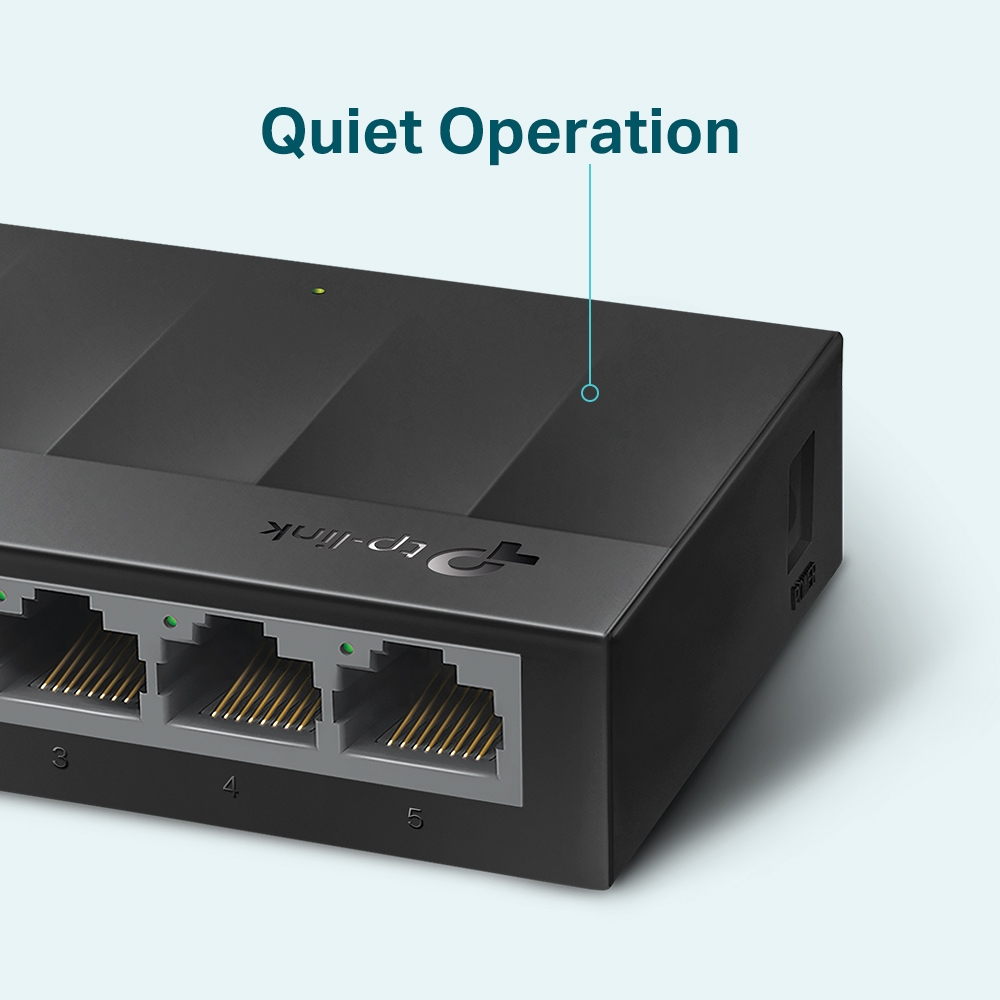 TP-Link LS1005G, 5-port Gbit switch, plastično-4