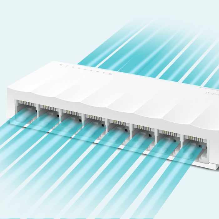 Switch TP-Link LS1008 (8-port 10/100 switch, plastično)-5