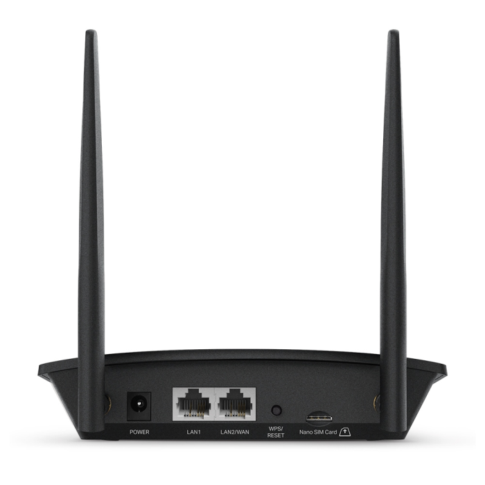 TP-Link bežični N 4G LTE usmjerivač (Router) 300Mbps (2.4GHz), 802.11b/g/n, interni 4G modem, 2×LAN/WAN, utor za SIM karticu, 2× LTE odvojive antene-17