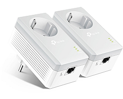 Mrežni adapter TP-LINK AV600 TL-PA4010P 600Mbps, 1× mrežni ulaz, dodatna strujna utičnica - KORIŠTENI jamstvo 6 mjeseci-1