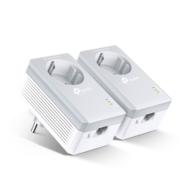 Mrežni adapter TP-LINK AV600 TL-PA4010P 600Mbps, 1× mrežni ulaz, dodatna strujna utičnica - KORIŠTENI jamstvo 6 mjeseci-9