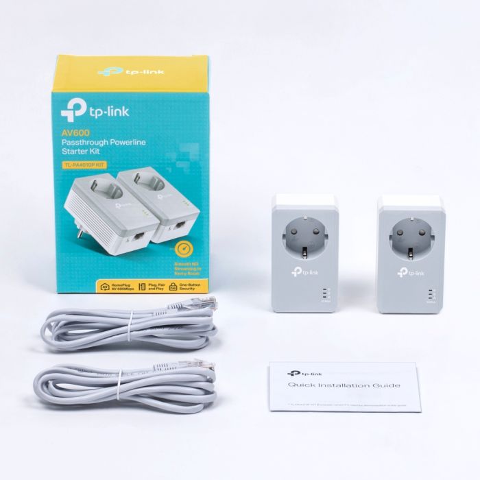 Mrežni adapter TP-LINK AV600 TL-PA4010P 600Mbps, 1× mrežni ulaz, dodatna strujna utičnica - KORIŠTENI jamstvo 6 mjeseci-5