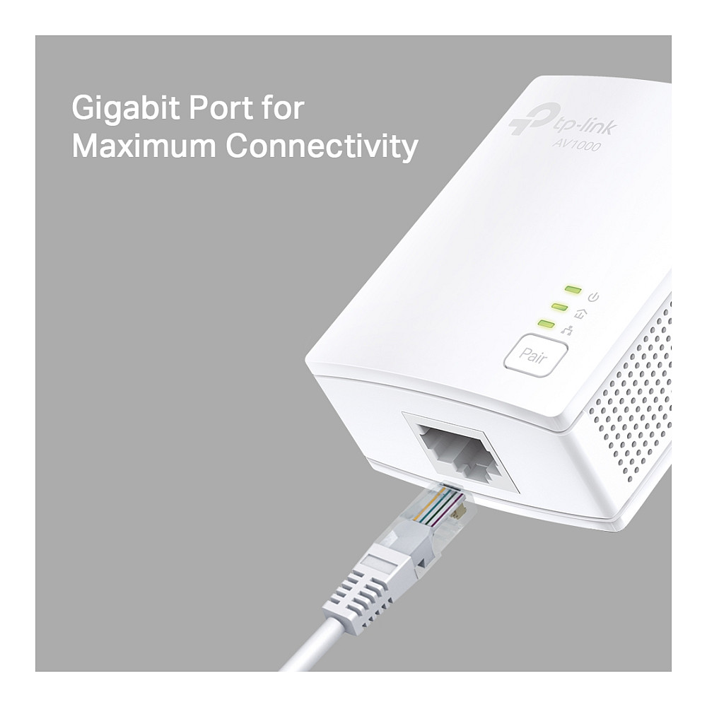 Mrežni adapter TP-LINK AV1000 Powerline Gigabit 1000Mbps, HomePlug AV (duplo pakiranje)-15