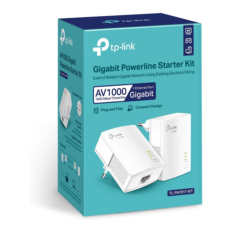 Mrežni adapter TP-LINK AV1000 Powerline Gigabit 1000Mbps, HomePlug AV (duplo pakiranje)-17