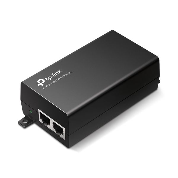 TP-Link PoE+ Injector Adapter, 1×Gbit PoE Port, 1×Gbit Non-PoE Port, 802.3at/af, Data+Power po istom kablu, do 100m, plastično kućište-0