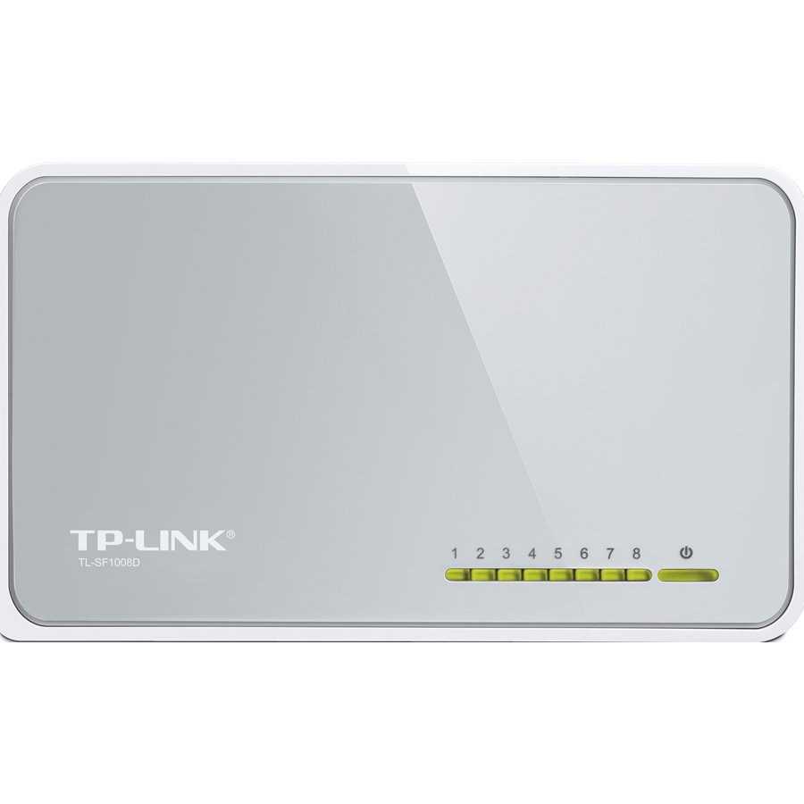 TP-Link 8-port mini Desktop preklopnik (Switch), 8×10/100M RJ45 ports, plastično kućište-0