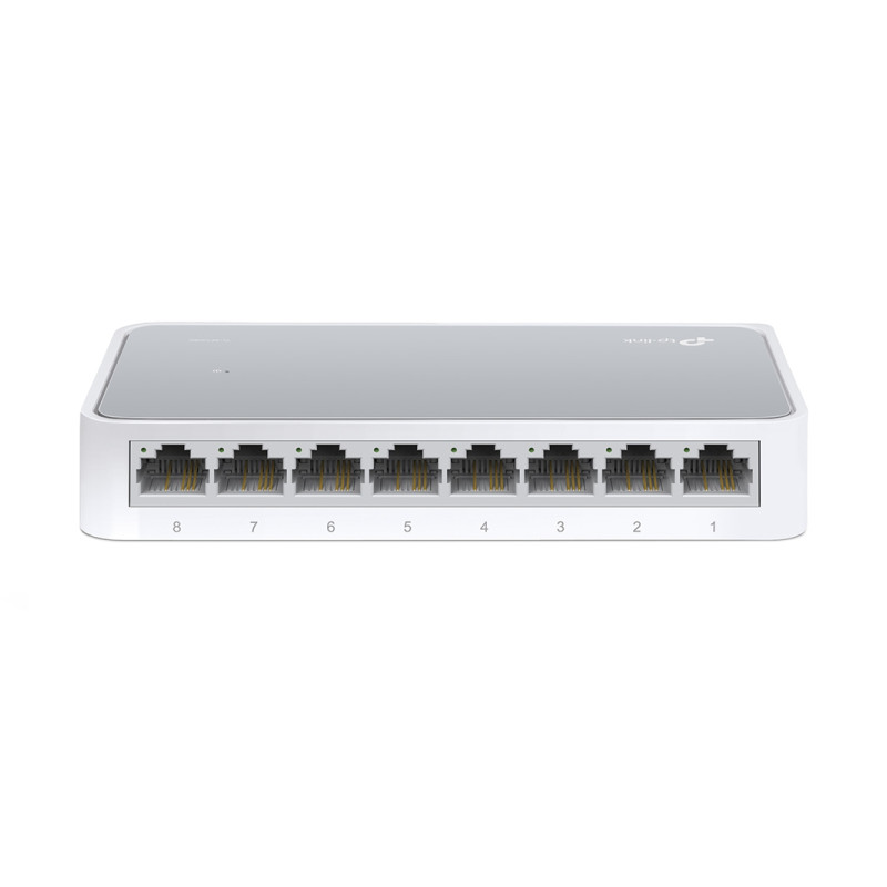 TP-Link 8-port mini Desktop preklopnik (Switch), 8×10/100M RJ45 ports, plastično kućište-10