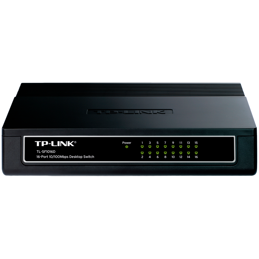 TP-Link 16-port Desktop preklopnik (Switch), 16×10/100M RJ45 ports, plastično kućište-12