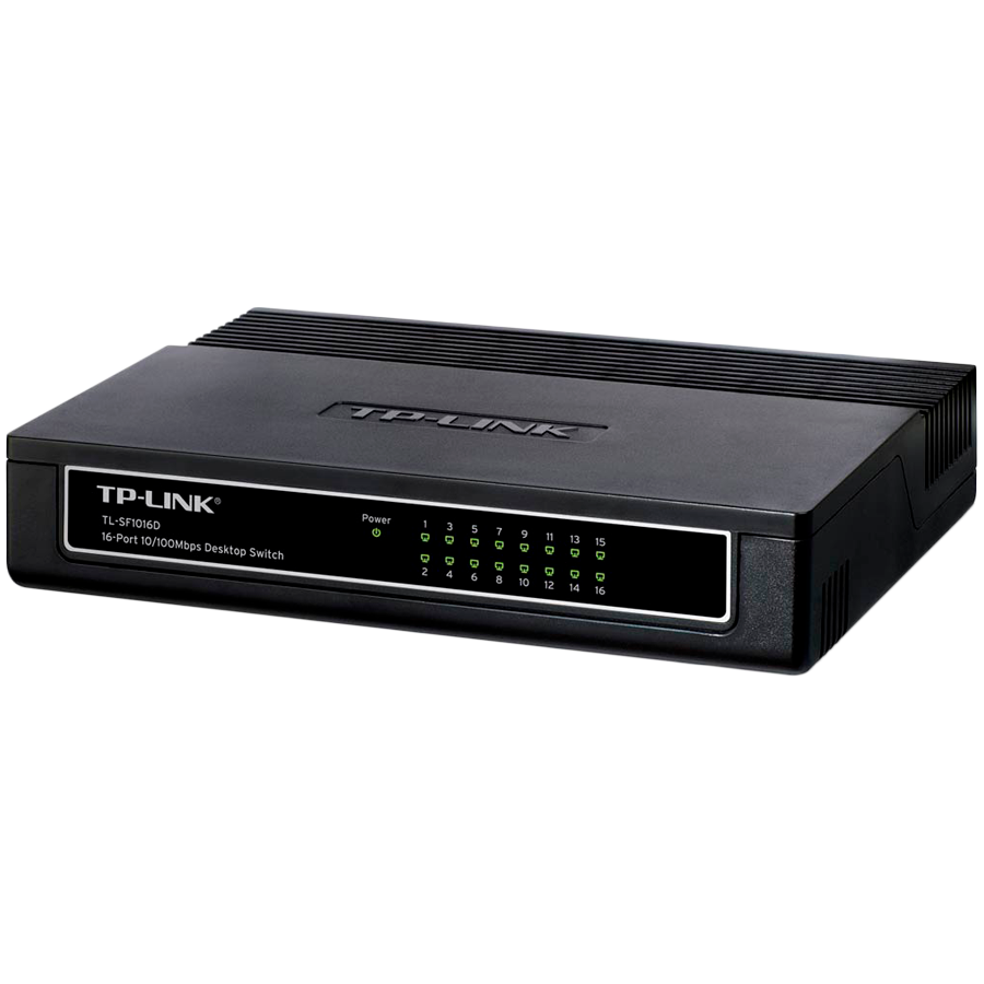 TP-Link 16-port Desktop preklopnik (Switch), 16×10/100M RJ45 ports, plastično kućište-14