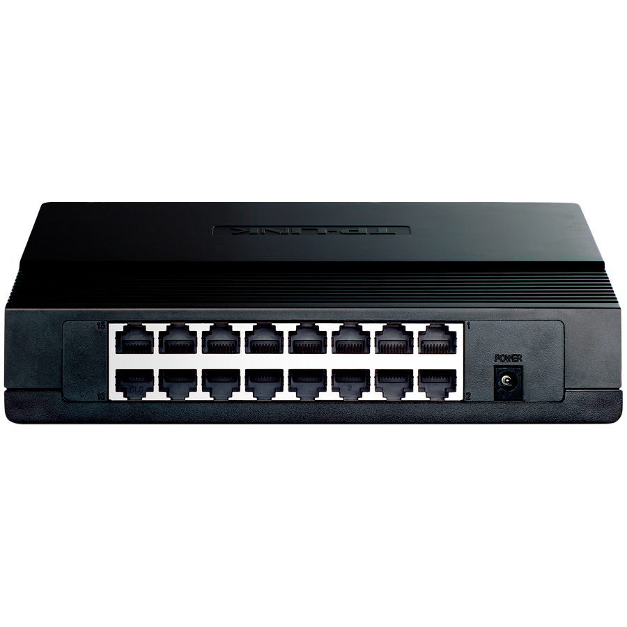 TP-Link 16-port Desktop preklopnik (Switch), 16×10/100M RJ45 ports, plastično kućište-15
