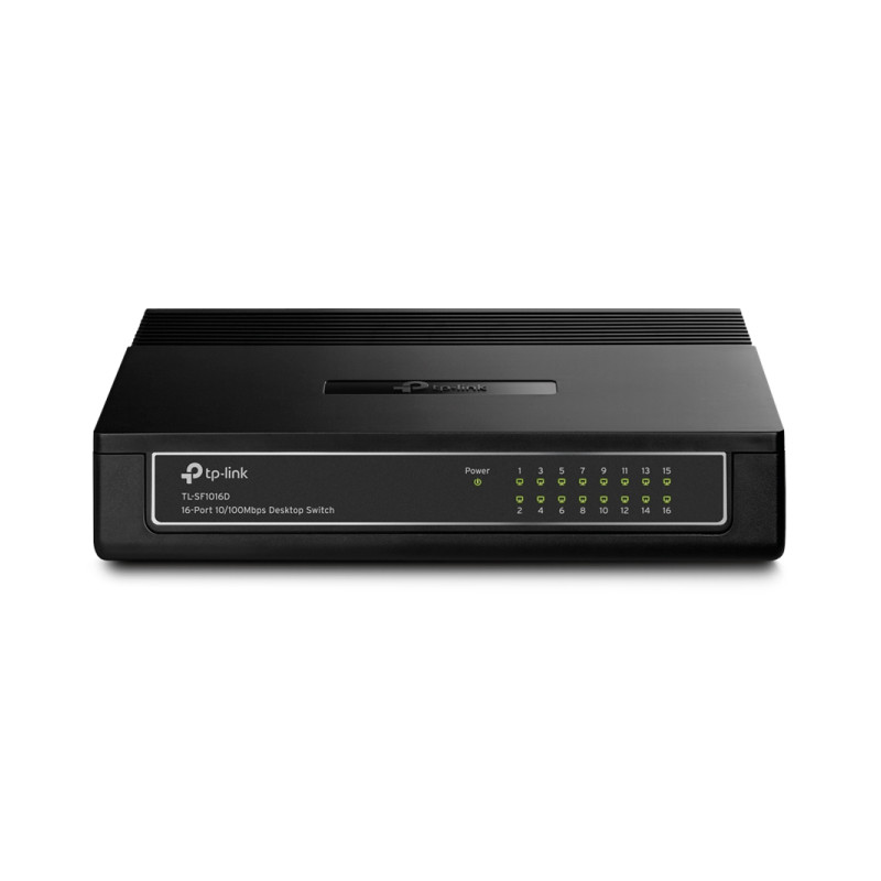TP-Link 16-port Desktop preklopnik (Switch), 16×10/100M RJ45 ports, plastično kućište-16
