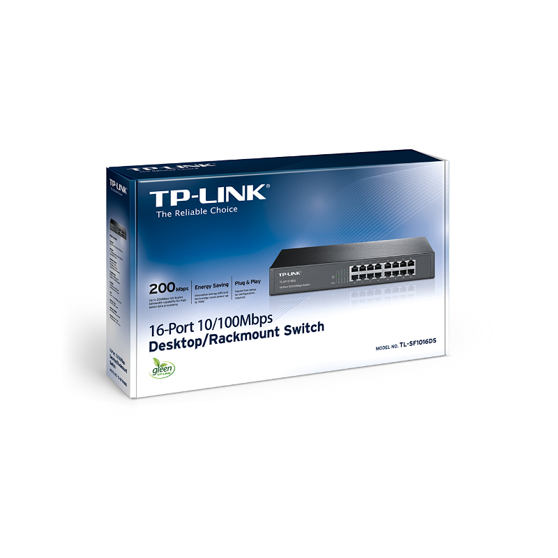 Switch TP-LINK TL-SF1016DS 16-port 10/100-0
