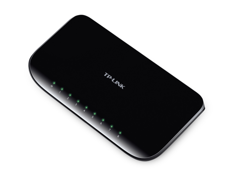 TP-Link 8-port Gigabit Desktop preklopnik (Switch), 8×10/100/1000M RJ45 ports, plastično kućište-5