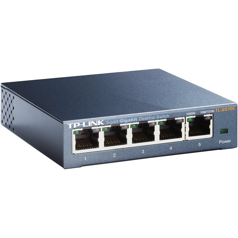 TP-Link 5-port Gigabit Desktop preklopnik (Switch), 5×10/100/1000M RJ45 ports, metalno kućište-3
