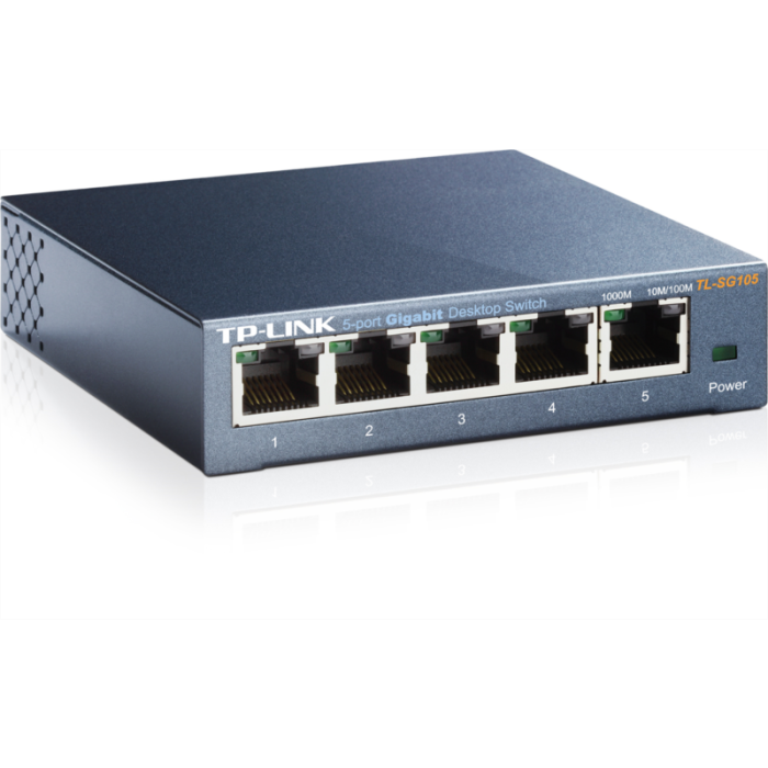TP-Link 5-port Gigabit Desktop preklopnik (Switch), 5×10/100/1000M RJ45 ports, metalno kućište-7