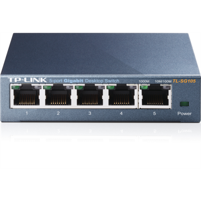 TP-Link 5-port Gigabit Desktop preklopnik (Switch), 5×10/100/1000M RJ45 ports, metalno kućište-6