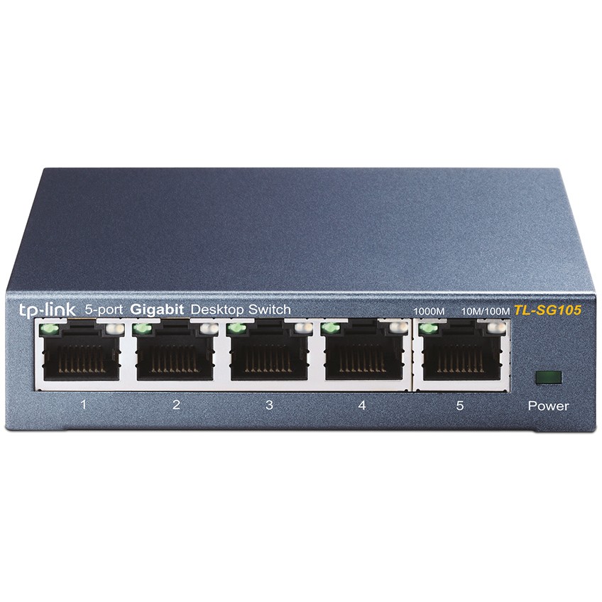 TP-Link 5-port Gigabit Desktop preklopnik (Switch), 5×10/100/1000M RJ45 ports, metalno kućište-8