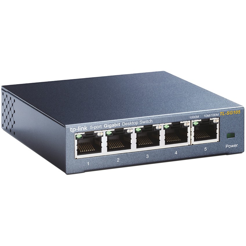 TP-Link 5-port Gigabit Desktop preklopnik (Switch), 5×10/100/1000M RJ45 ports, metalno kućište-10