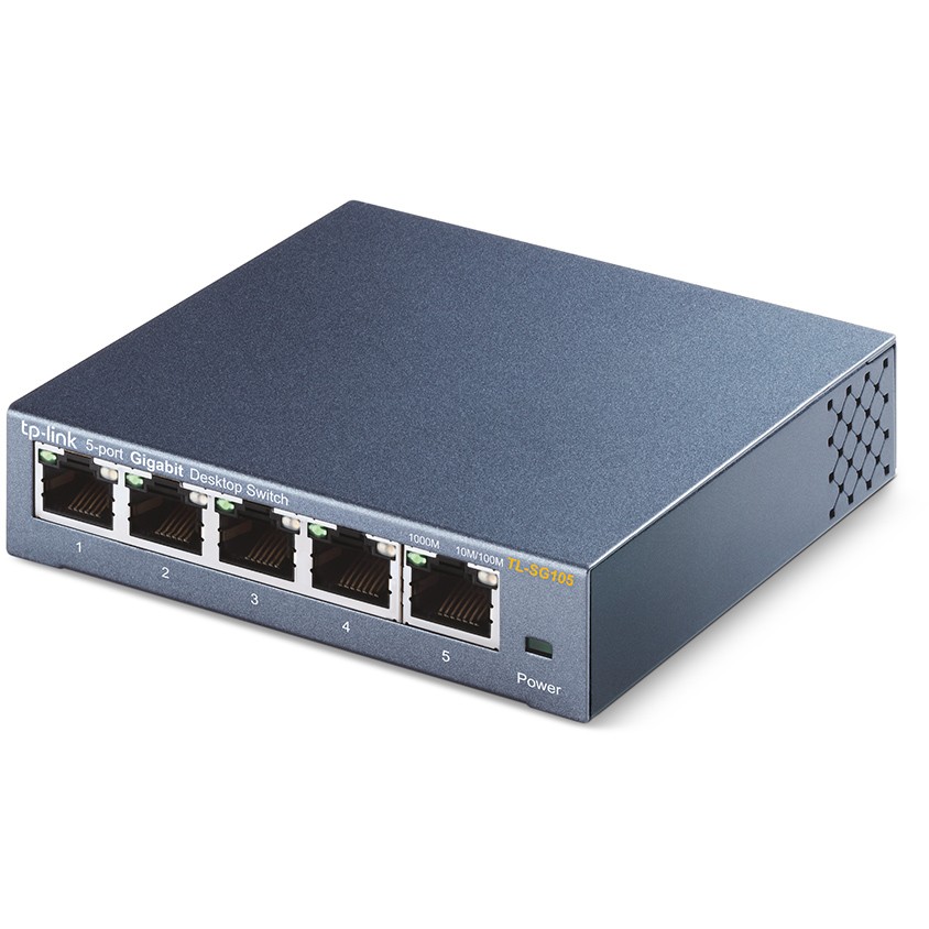 TP-Link 5-port Gigabit Desktop preklopnik (Switch), 5×10/100/1000M RJ45 ports, metalno kućište-11