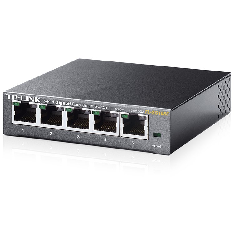 TP-Link 5-port Gigabit Easy Smart preklopnik (Switch), 5×10/100/1000M RJ45 ports, metalno kučište-2
