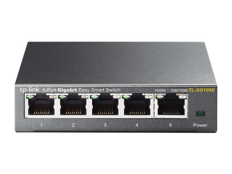 TP-Link 5-port Gigabit Easy Smart preklopnik (Switch), 5×10/100/1000M RJ45 ports, metalno kučište-3
