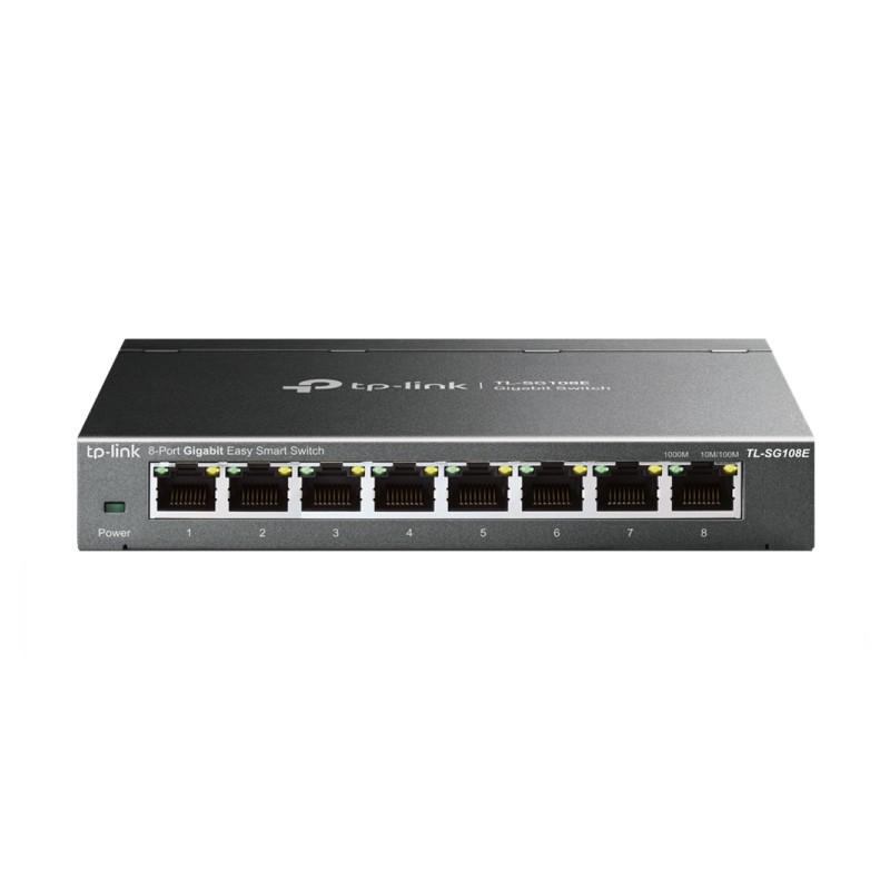TP-Link 8-port Gigabit Easy Smart preklopnik (Switch), 8×10/100/1000M RJ45 ports, metalno kučište-5