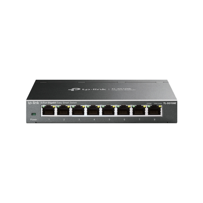 TP-Link 8-port Gigabit Easy Smart preklopnik (Switch), 8×10/100/1000M RJ45 ports, metalno kučište-6