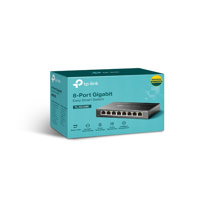 TP-Link 8-port Gigabit Easy Smart preklopnik (Switch), 8×10/100/1000M RJ45 ports, metalno kučište-11