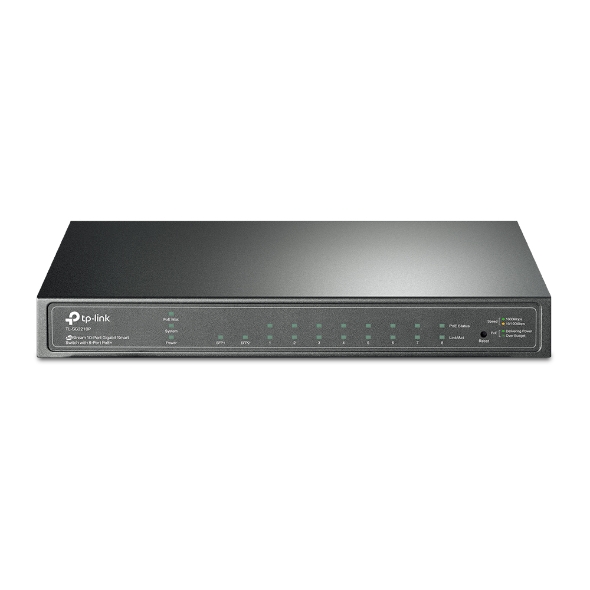 Preklopnik TP-LINK TL-SG2210P 10-port Gigabit PoE+ Smart (8×10/100/1000M RJ45 + 2×SFP, metalno kućište, 61W)-1