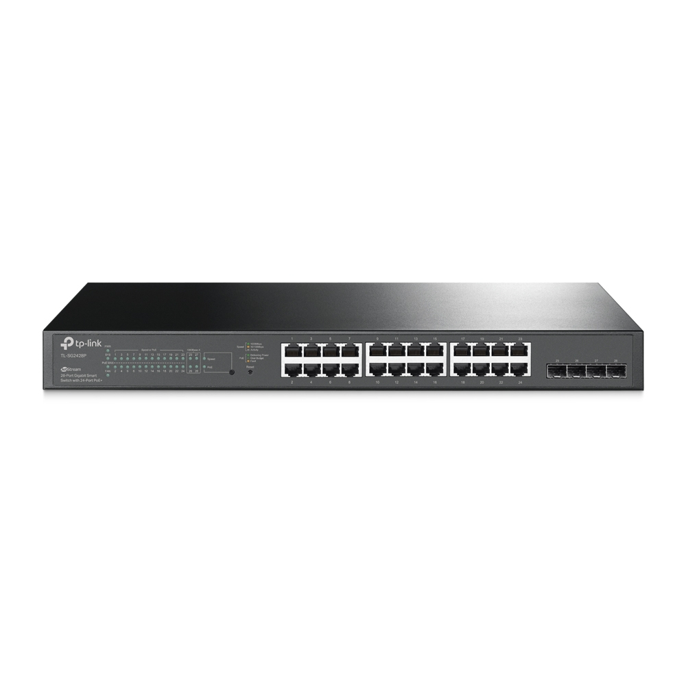 Preklopnik TP-LINK JetStream 24-port Gigabit L2 PoE+ Smart (250W)-5