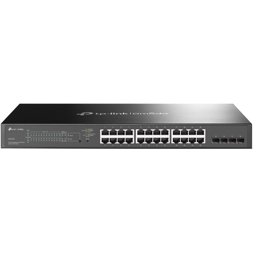 Preklopnik TP-LINK JetStream 24-port Gigabit L2 PoE+ Smart (250W)-8