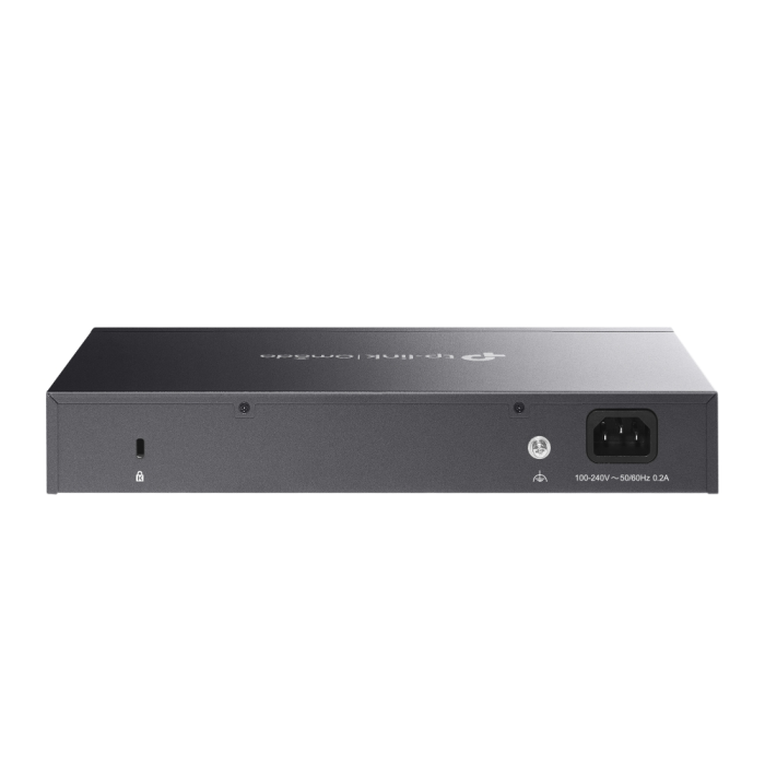 TP-Link JetStream 8-port Gigabit L2 upravljiv preklopnik (Switch), 8×10/100/1000M RJ45 ports, 2×Gigabit SFP, 1U 13" rack-mount-13