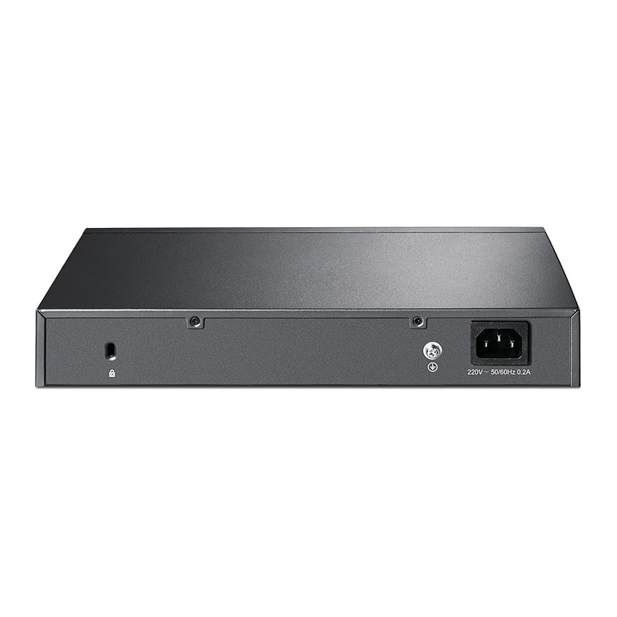 TP-Link JetStream 8-port Gigabit L2 upravljiv preklopnik (Switch), 8×10/100/1000M RJ45 ports, 2×Gigabit SFP, 1U 13" rack-mount-9