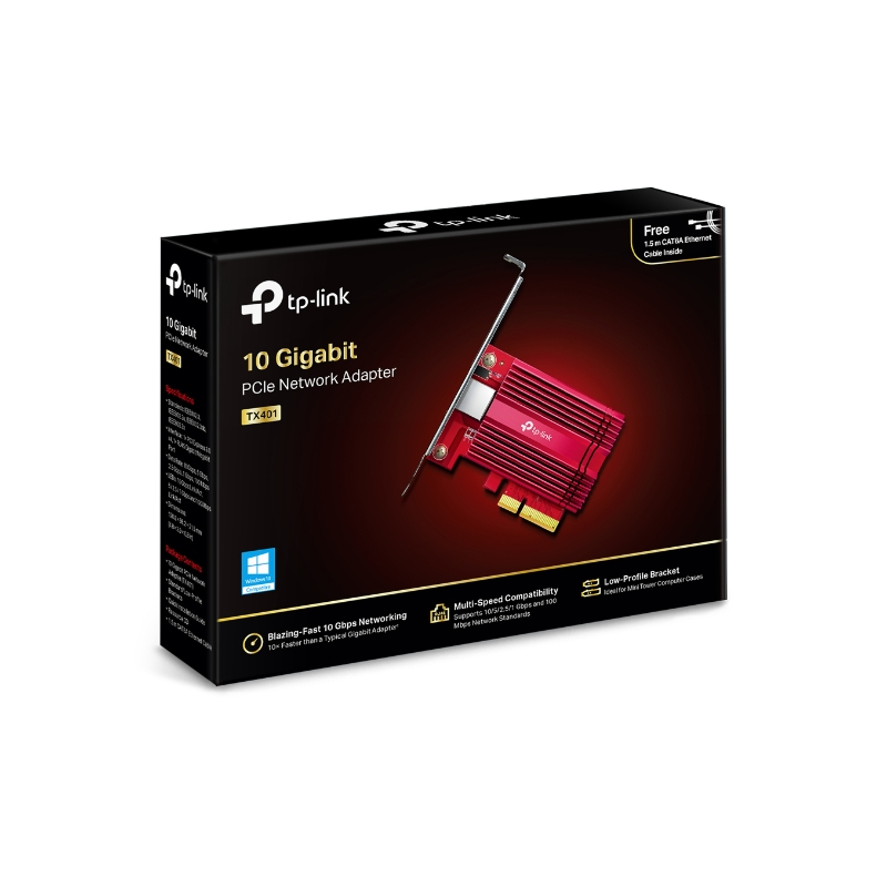 Mrežna kartica TP-LINK TX401 10 Gigabit PCIe low profile-6