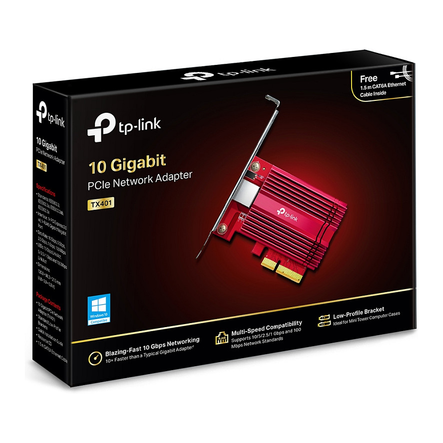 Mrežna kartica TP-LINK TX401 10 Gigabit PCIe low profile-15