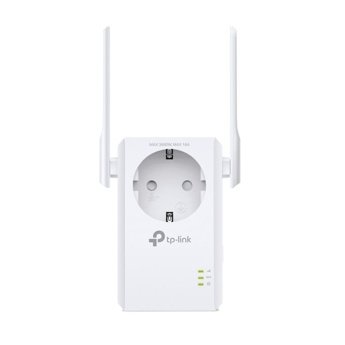 TP-Link bežični pojačivač dometa (Universal Range Extender) 300Mbps, (2.4GHz), 802.11b/g/n, 1×RJ45 10/100, 2×vanjske antene fiksne, range extender tipka, dodatna utičnica-17