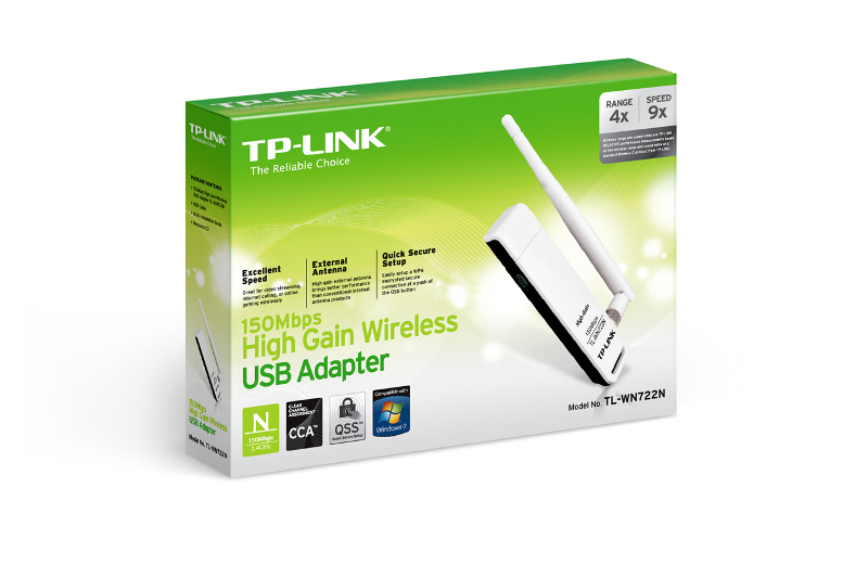 TP-Link bežični USB adapter 150Mbps (2.4GHz), 802.11n/g/b, odvojiva antena-0