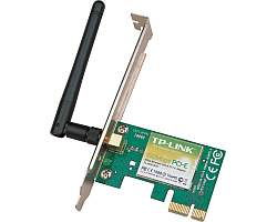 TP-Link bežični PCIe adapter 150Mbps (2.4GHz), 802.11n/g/b, 1× odvojiva antena