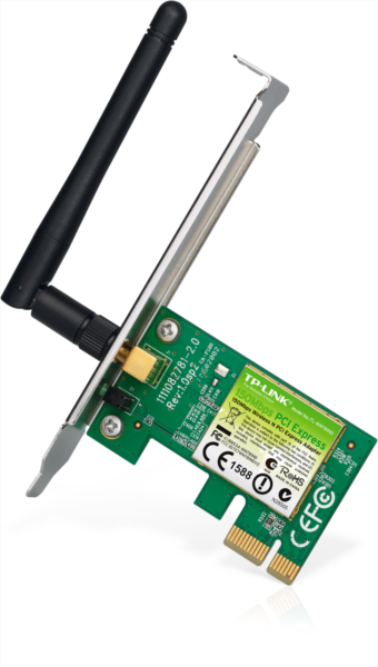 TP-Link bežični PCIe adapter 150Mbps (2.4GHz), 802.11n/g/b, 1× odvojiva antena-6