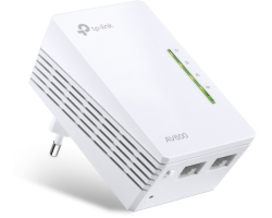 Powerline adapter TP-LINK AV600 300Mbps 2.4GHz 2×LAN HomePlug AV Plug and Play-3