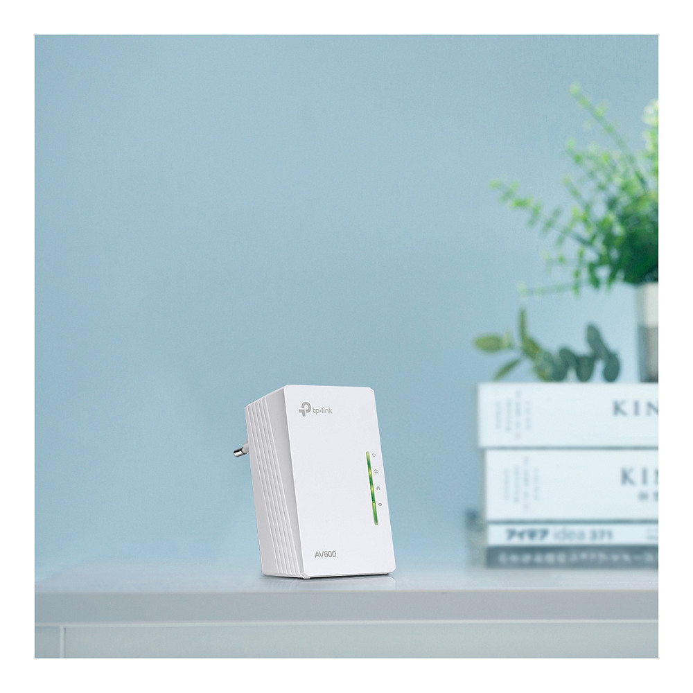 Powerline adapter TP-LINK AV600 300Mbps 2.4GHz 2×LAN HomePlug AV Plug and Play-9