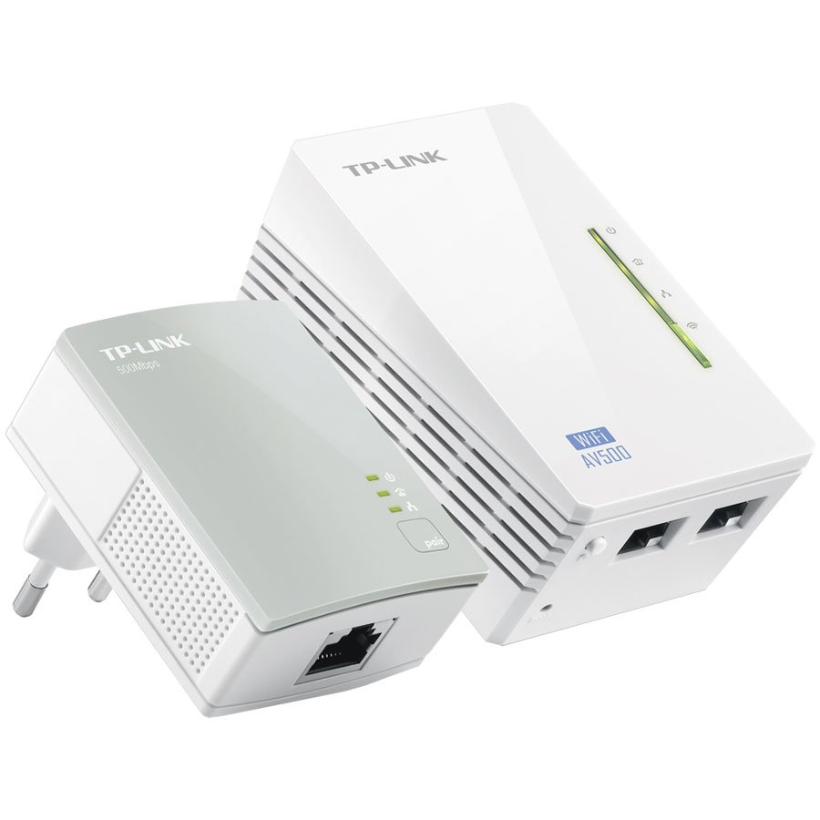 Powerline adapter TP-LINK TL-WPA4220 300Mbps/600Mbps, HomePlug AV, Plug and Play-2