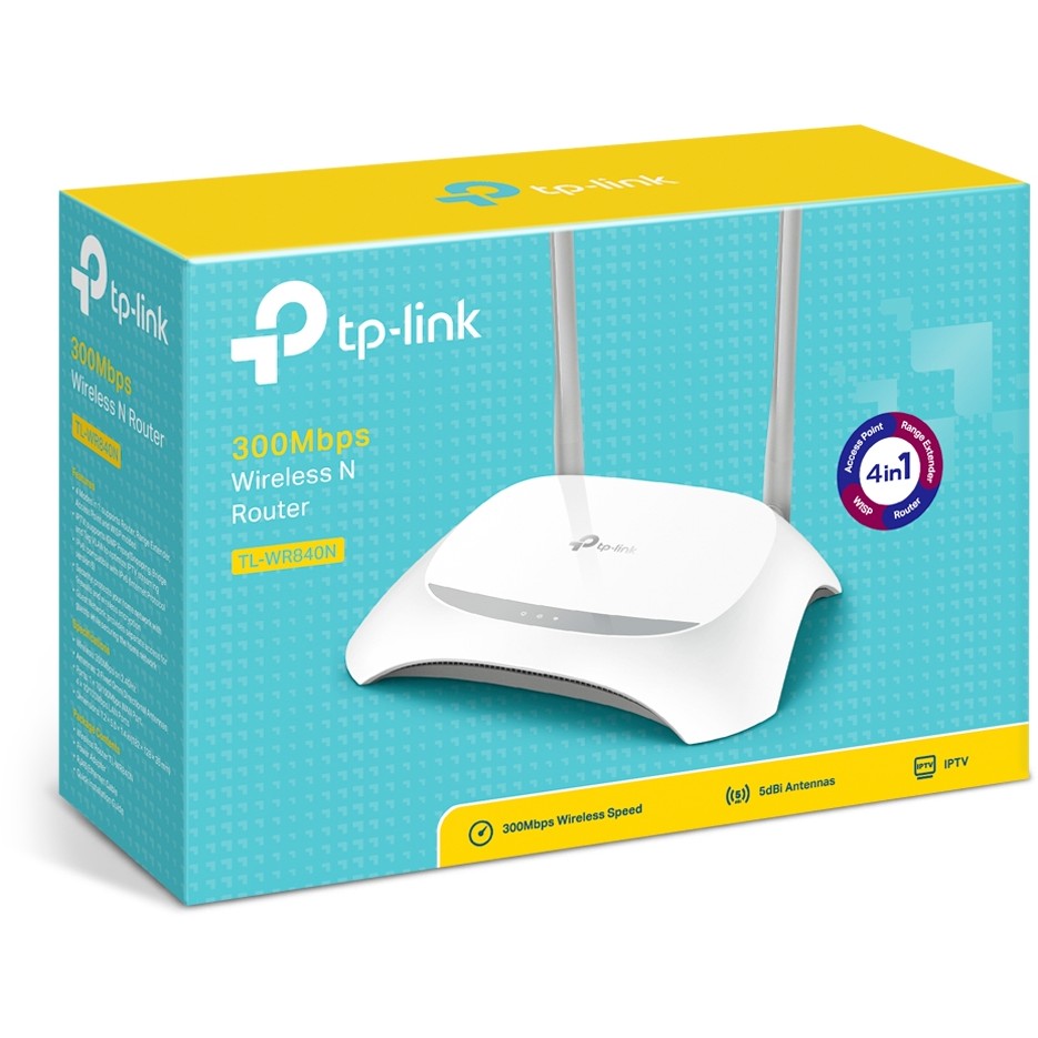 TP-Link bežični usmjerivač (Router) 300Mbps (2.4GHz), 802.11n/g/b, 1×WAN + 4×LAN, 2×fiksna antena-10