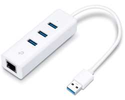 TP-Link USB3.0 na Gigabit mrežni adapter, USB3.0×3 hub-0