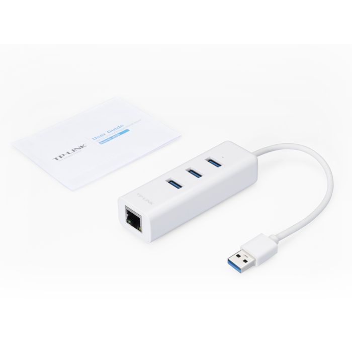 TP-Link USB3.0 na Gigabit mrežni adapter, USB3.0×3 hub-4