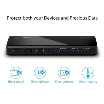 TP-Link USB3.0 Hub 7-port, sa napajanjem-0